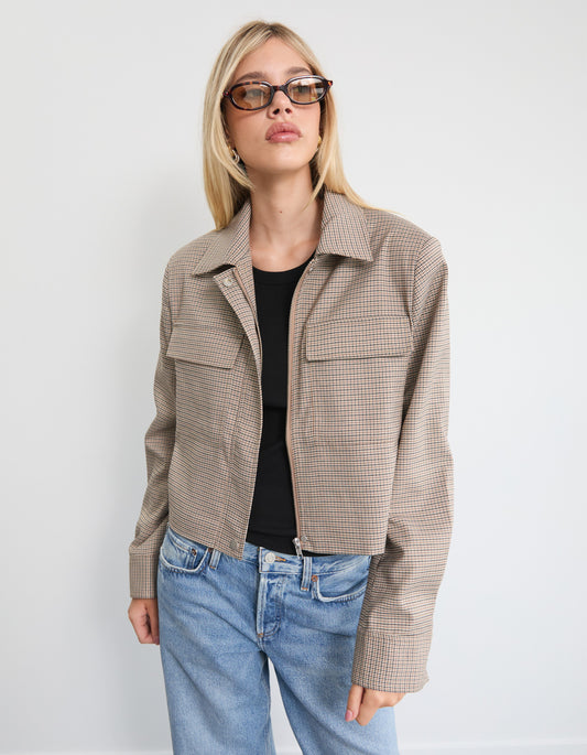 Verona Jacket - Houndstooth