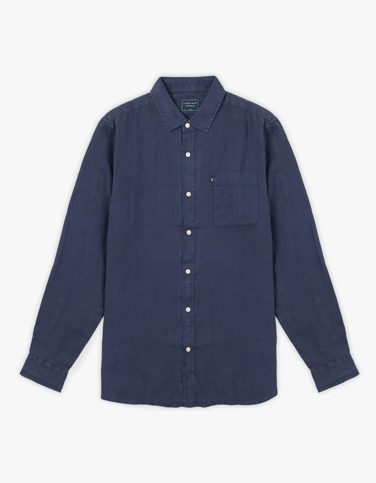 Hampton Linen Shirt - Navy