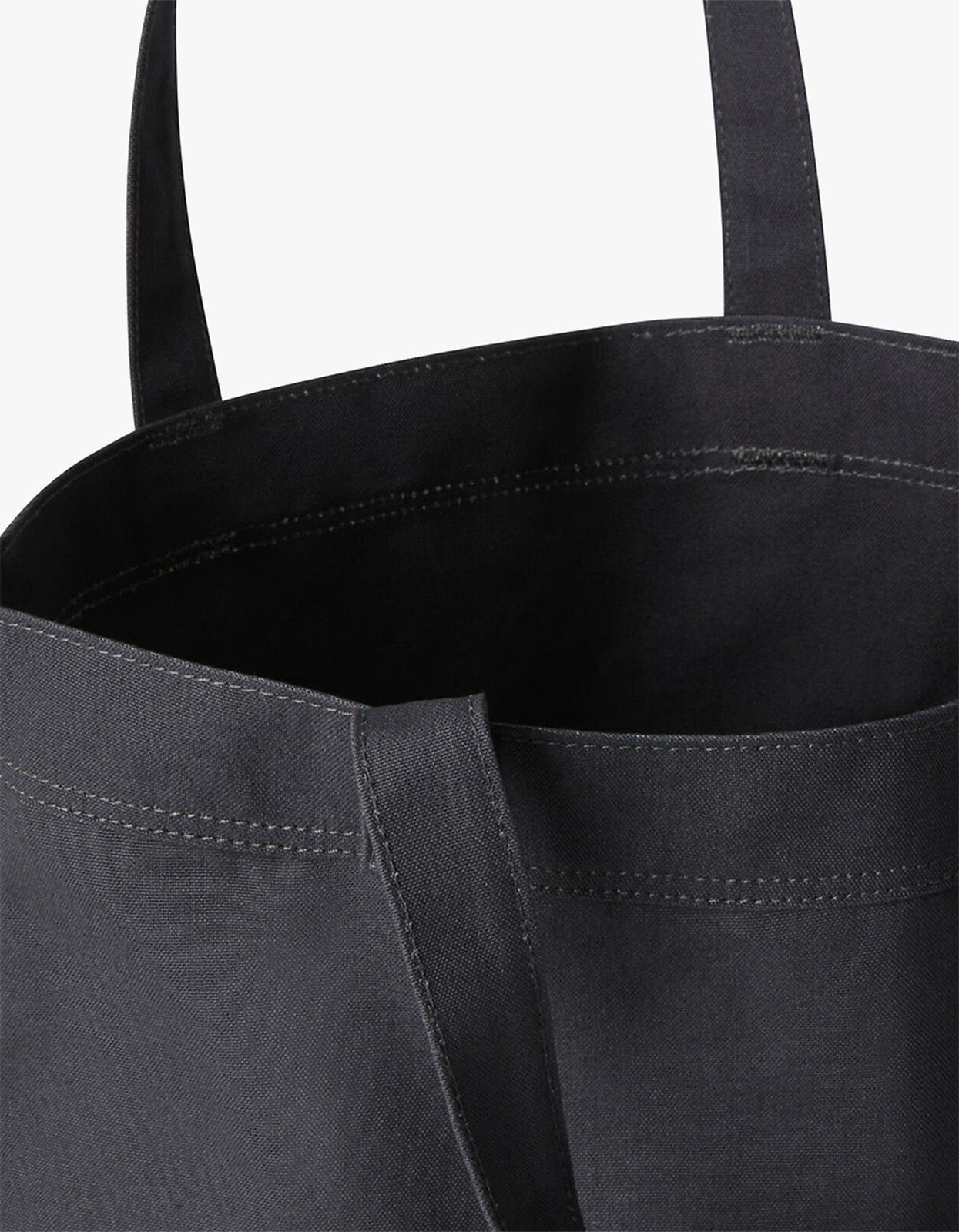 Cotton Tote - Asphalt Grey/TNF White