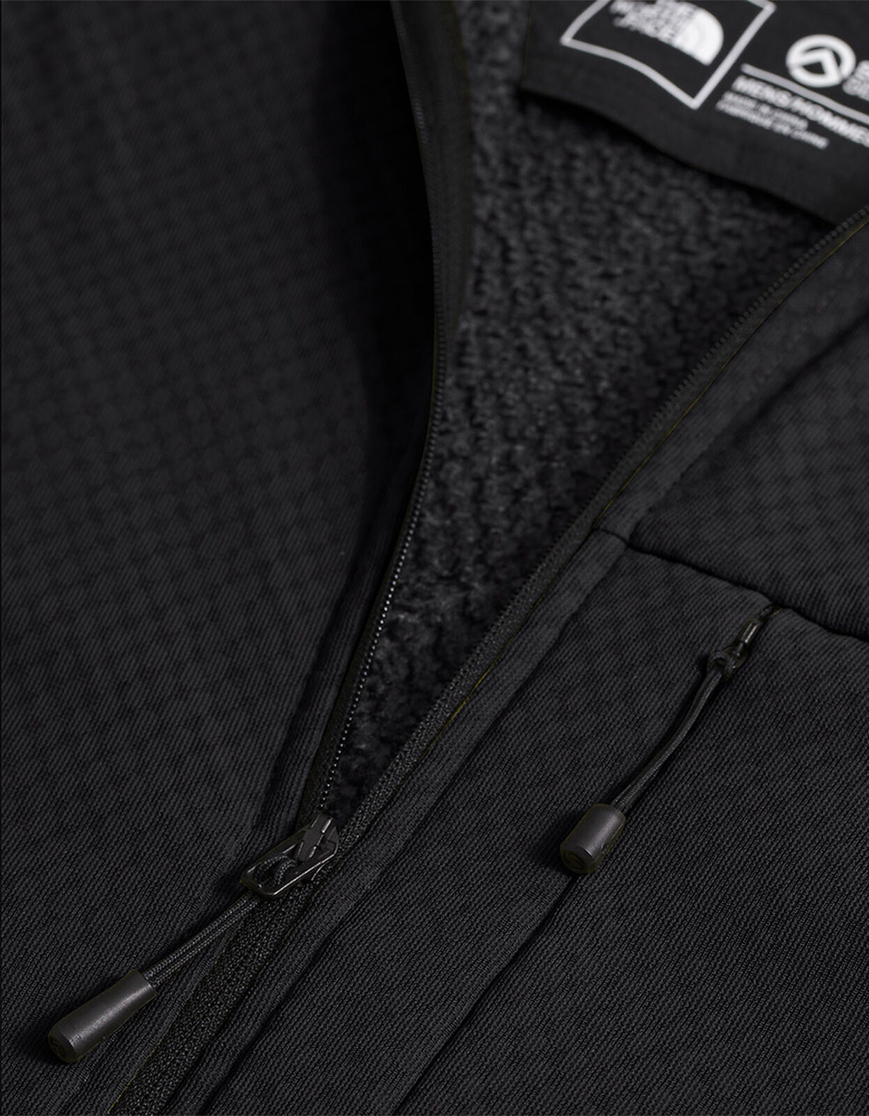 Mens Summit Series FUTUREFLEECE Full Zip Hoody - TNF Black Npf