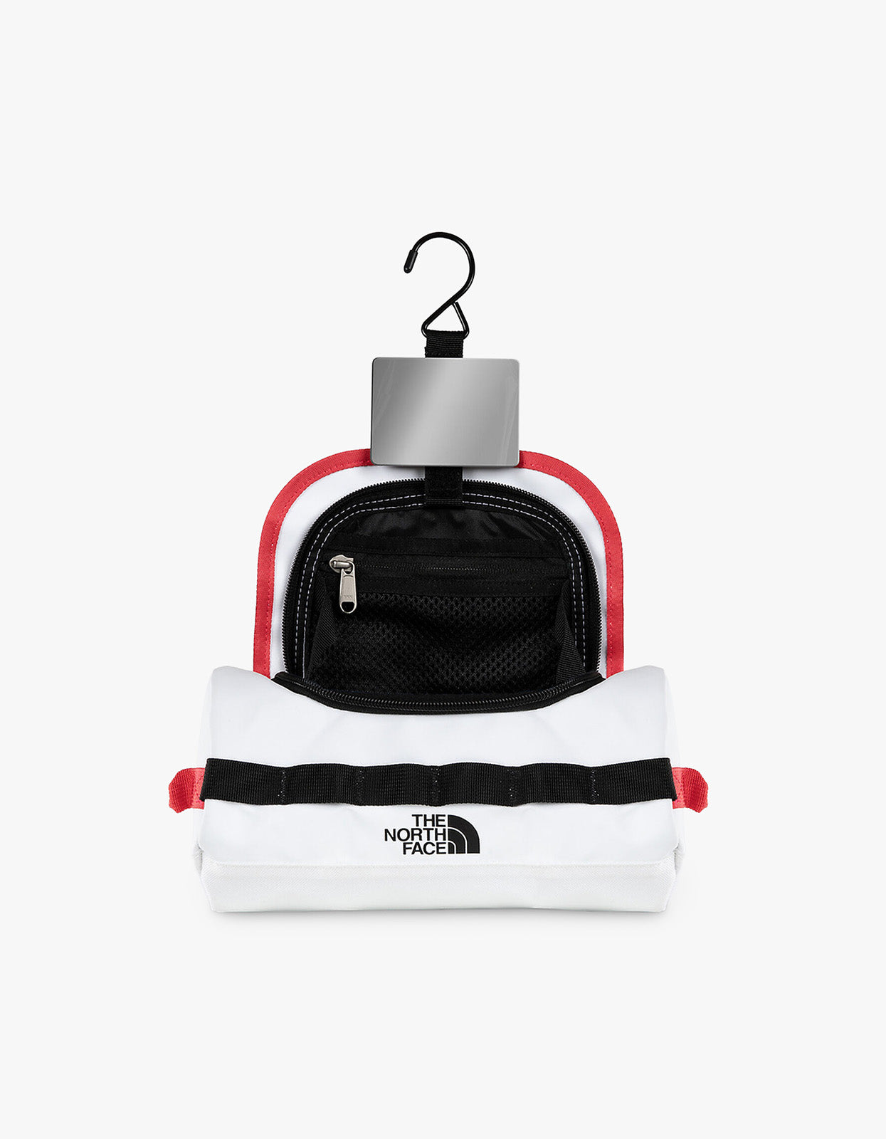 Base Camp Travel Canister S - TNF White/TNF Black/Elevation Red
