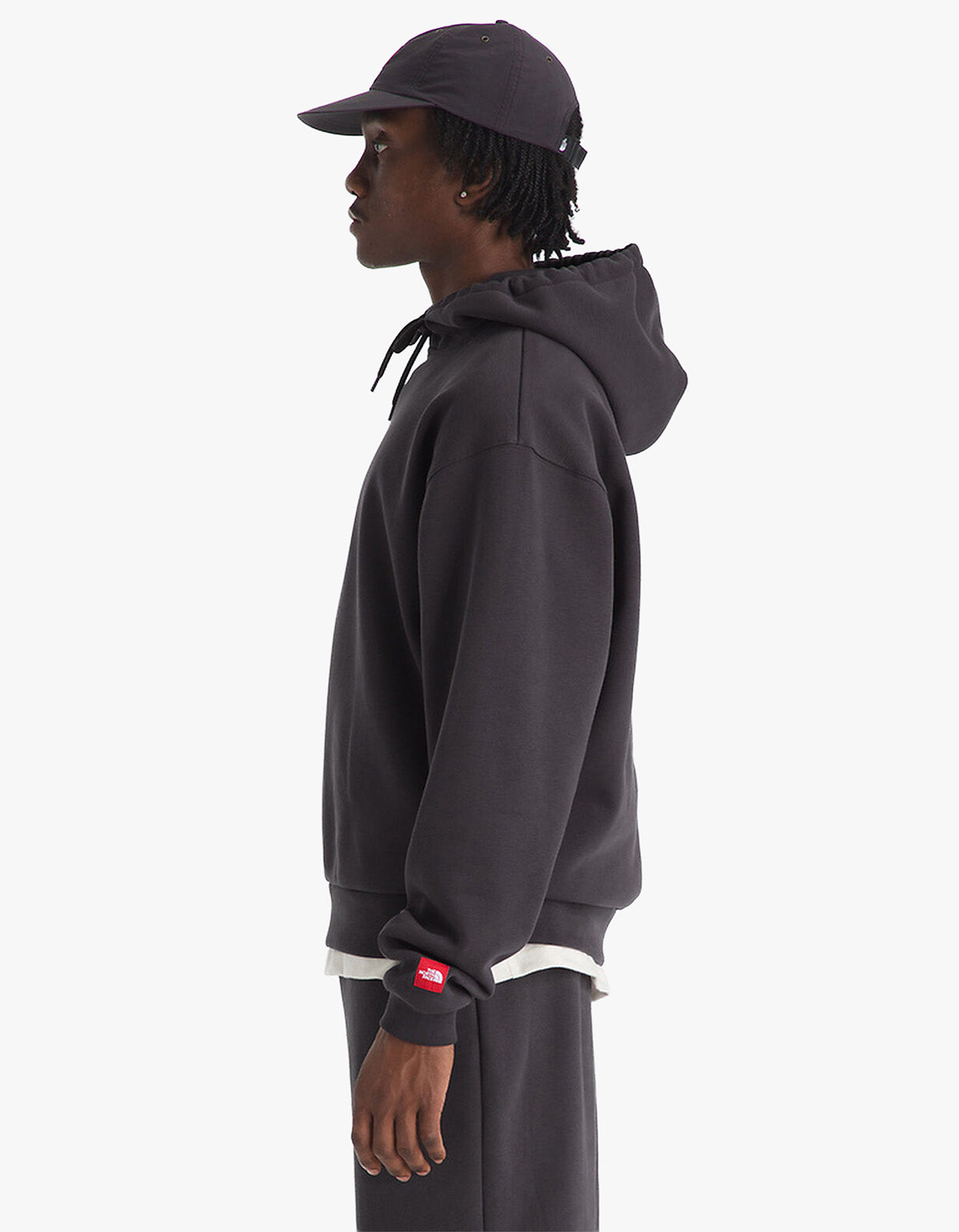 TNF Red Box Hoodie - Obsidian