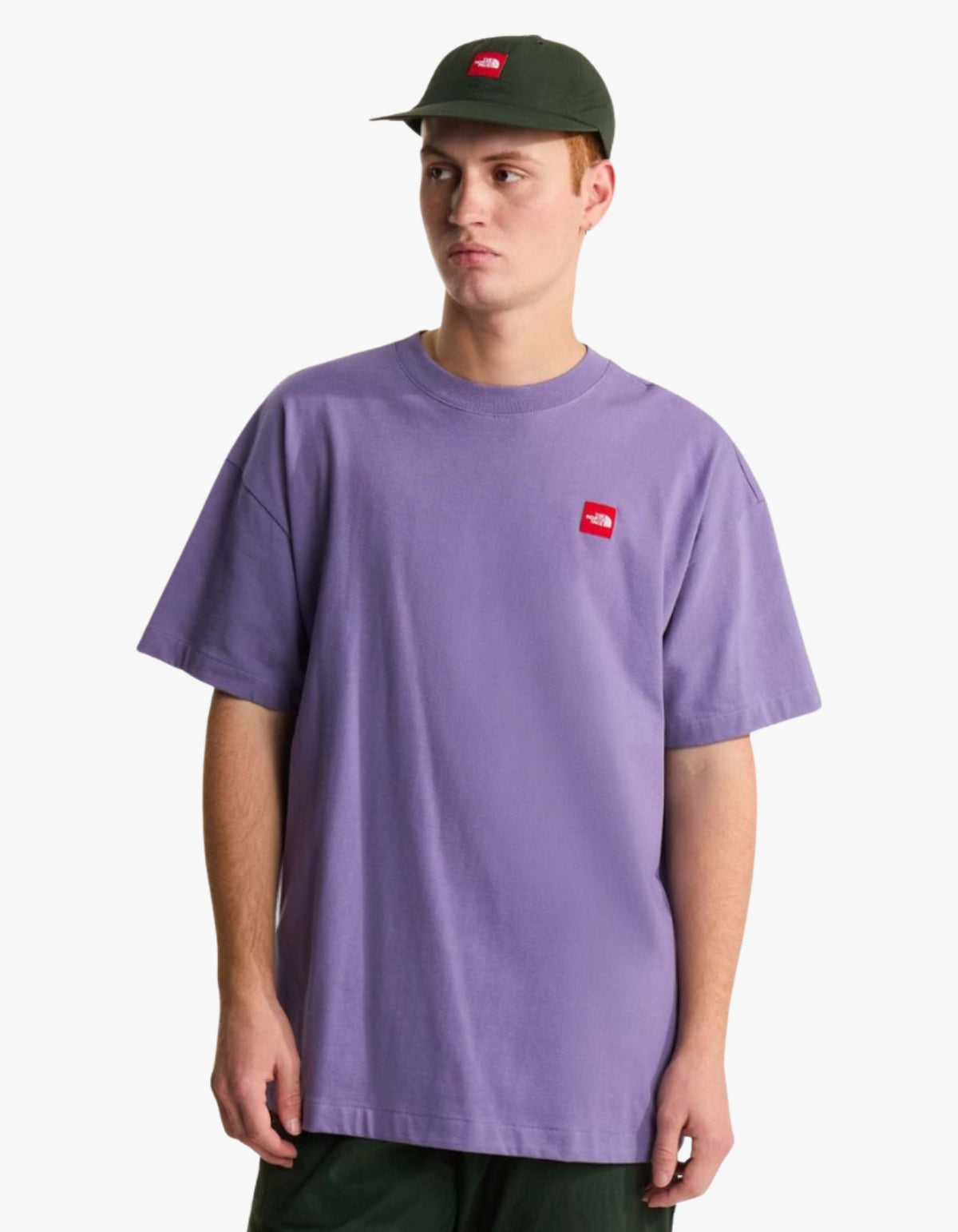 TNF Red Box S/S Tee - Grounded Plum