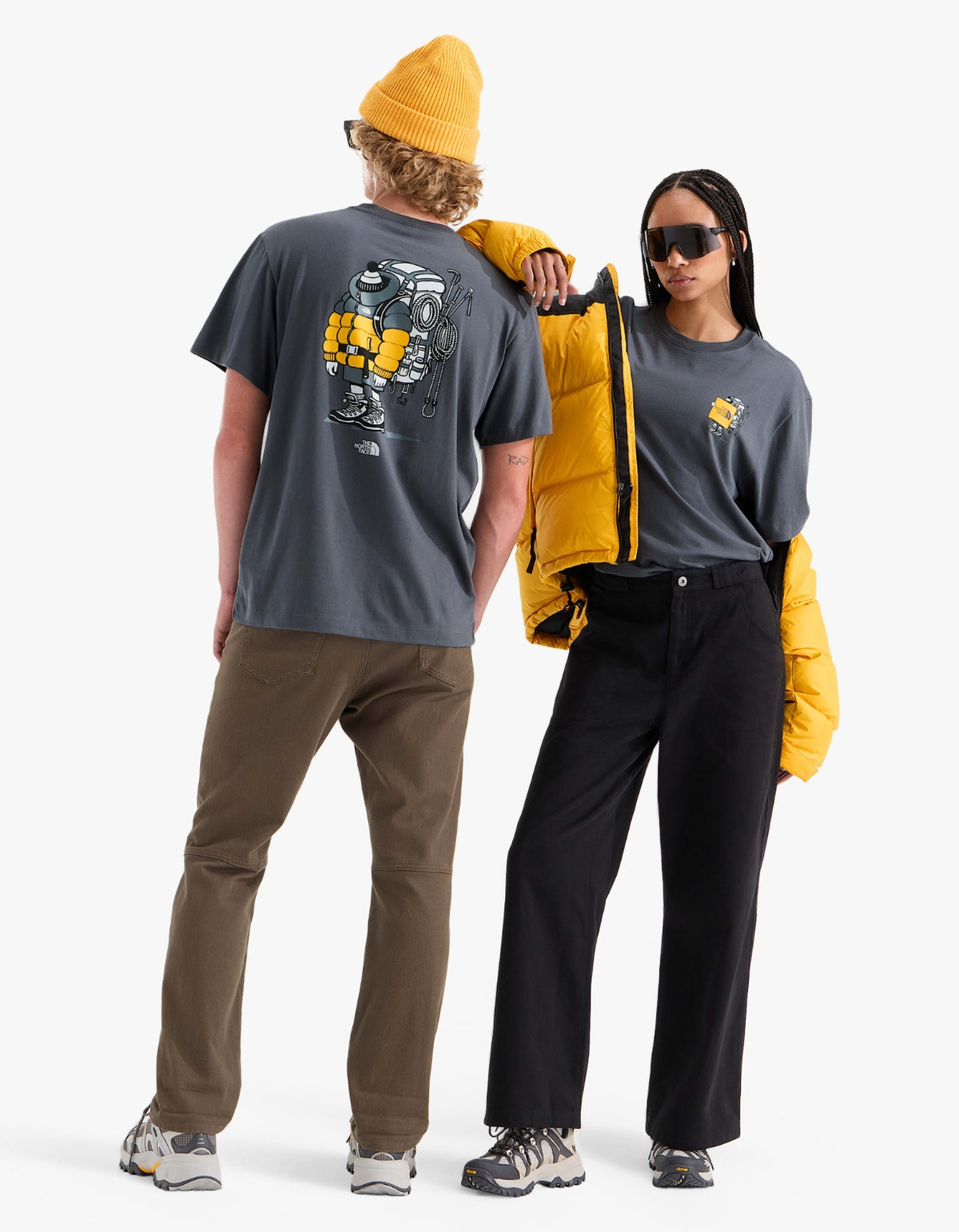 Gear Up Get Out S/S Tee - Anthracite Grey