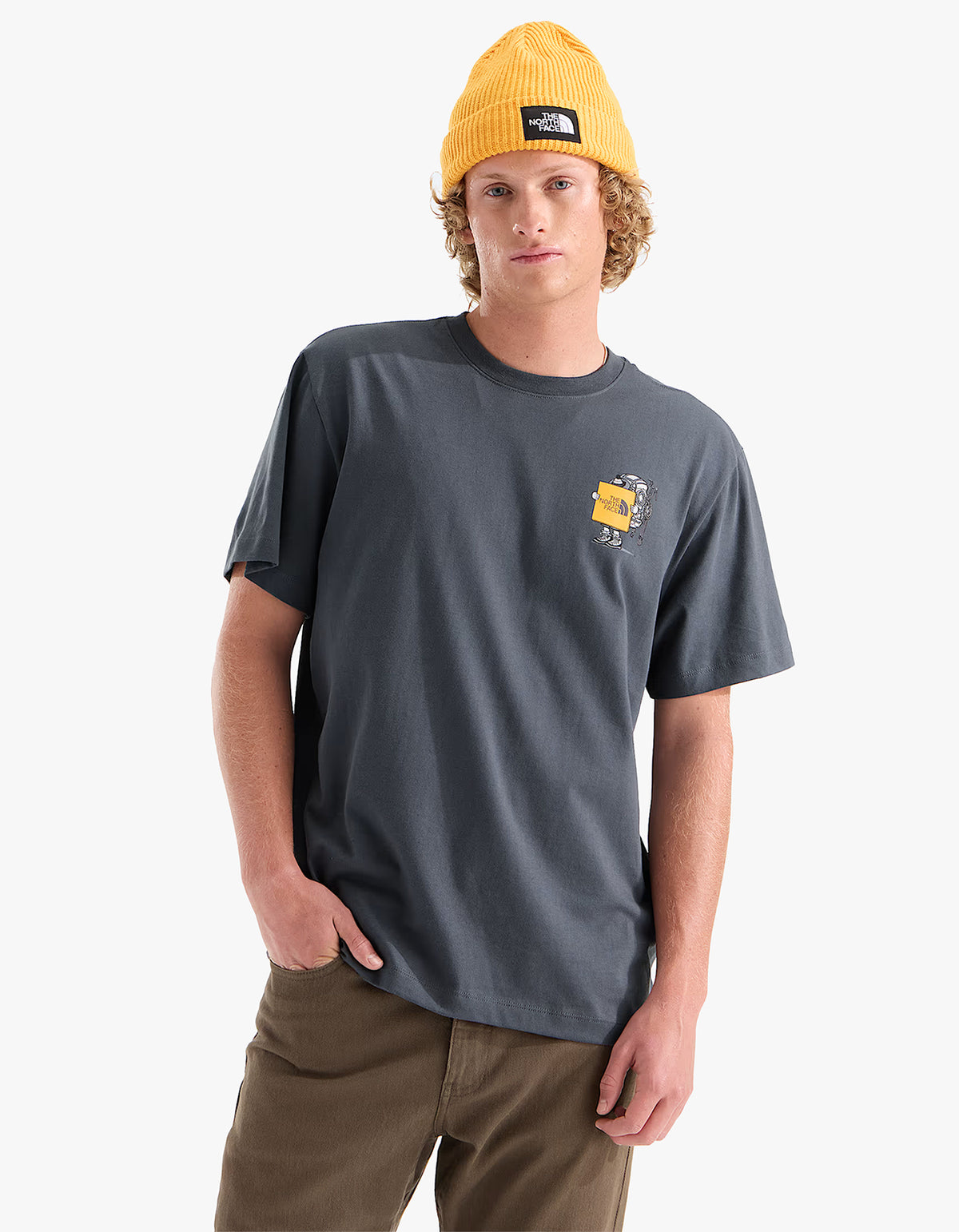 Gear Up Get Out S/S Tee - Anthracite Grey