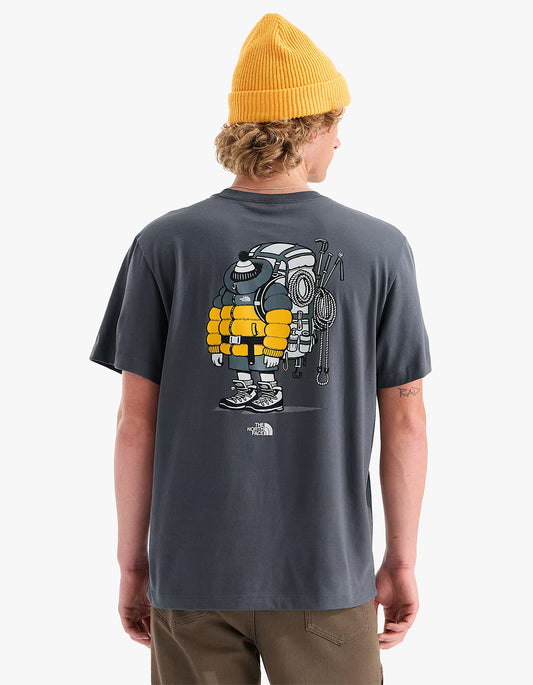 Gear Up Get Out S/S Tee - Anthracite Grey