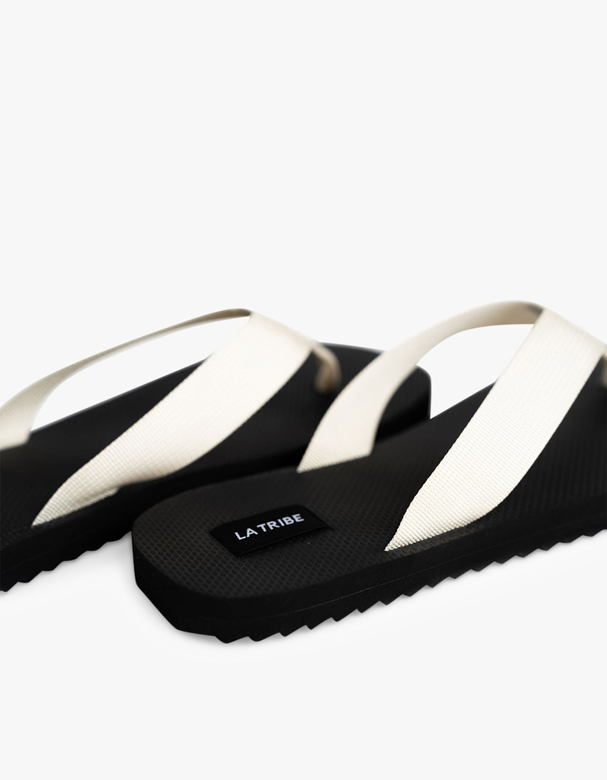 Canvas Thong - Cream