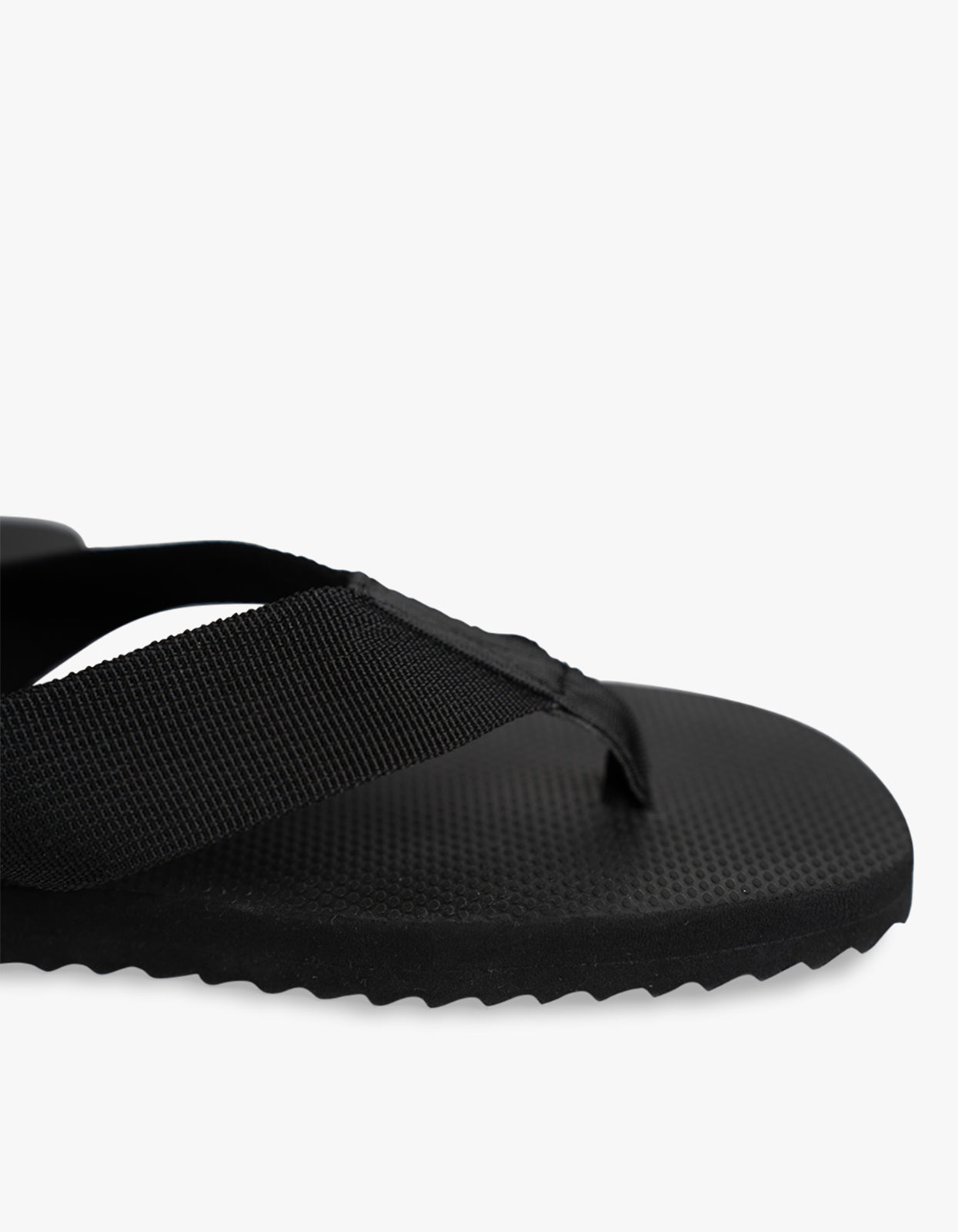 Canvas Thong - Black