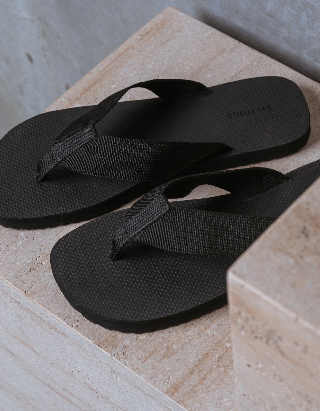 Canvas Thong - Black