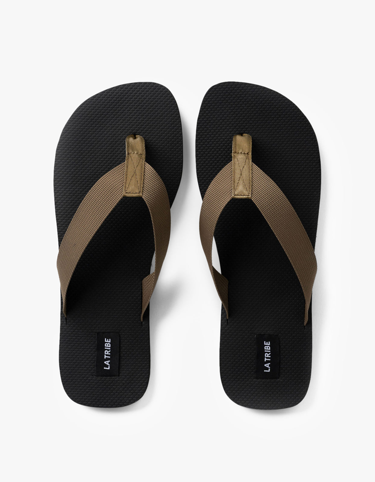 Canvas Thong - Taupe