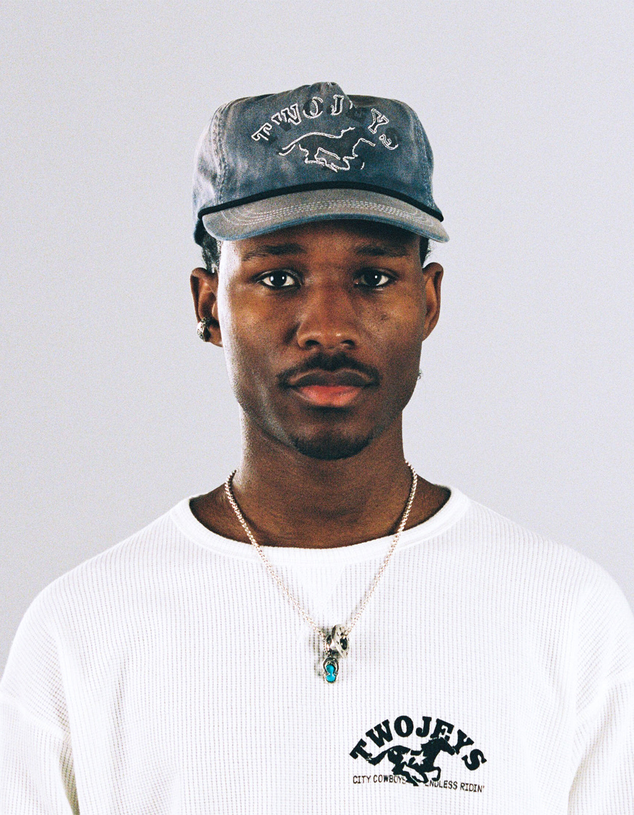 Sunfaded Blue Cap - Blue