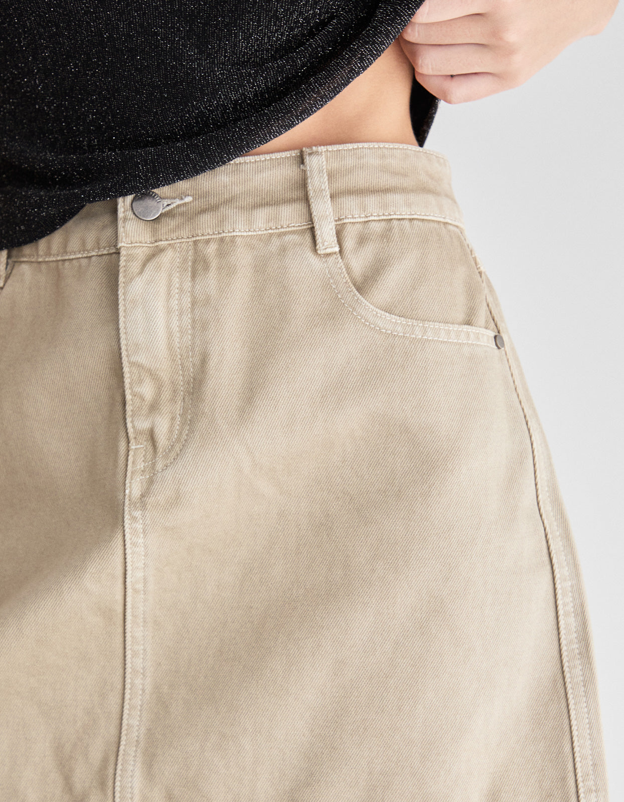 The Port Denim Mini - Khaki
