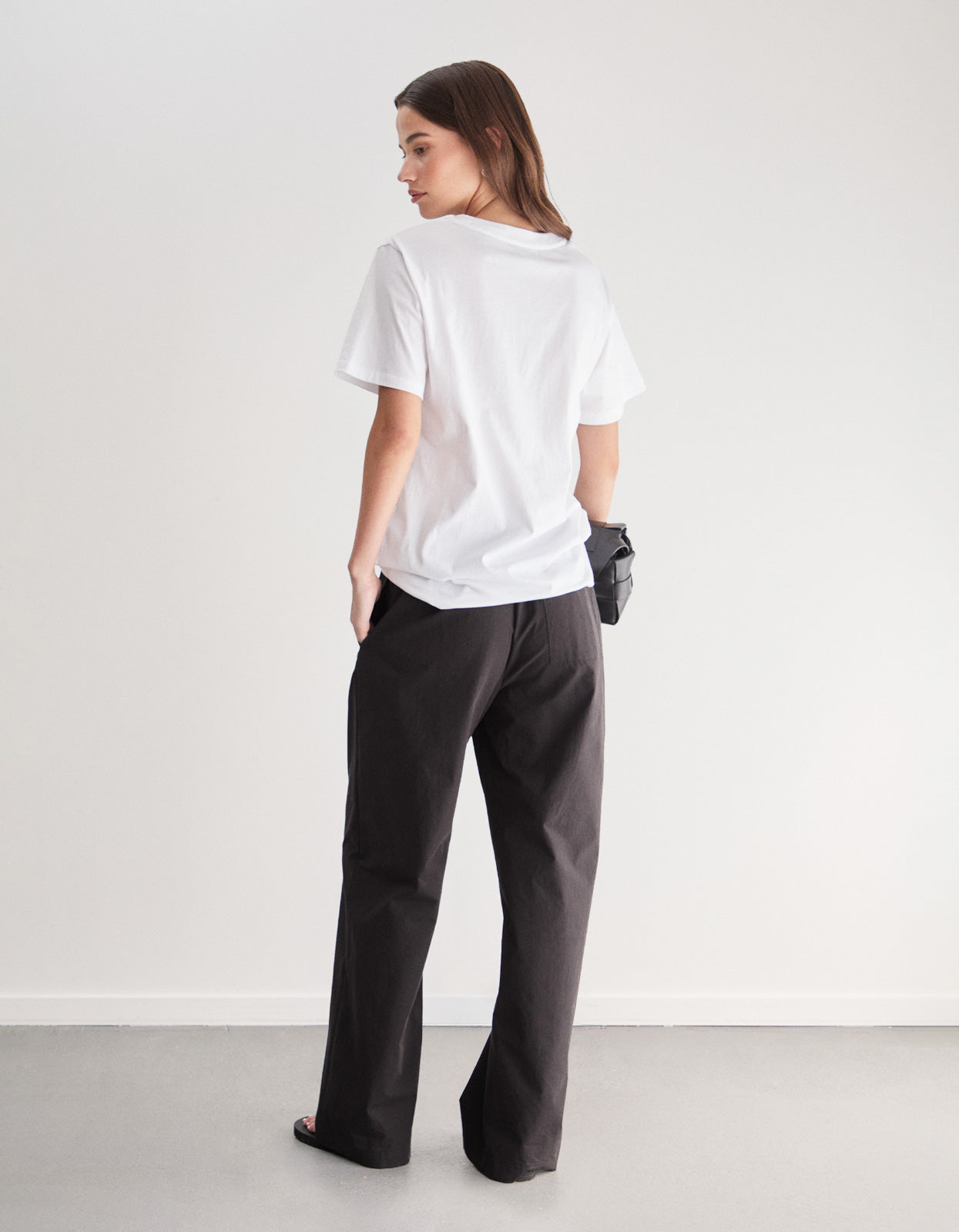 The Super Club Super Stack Tee - White/Burg