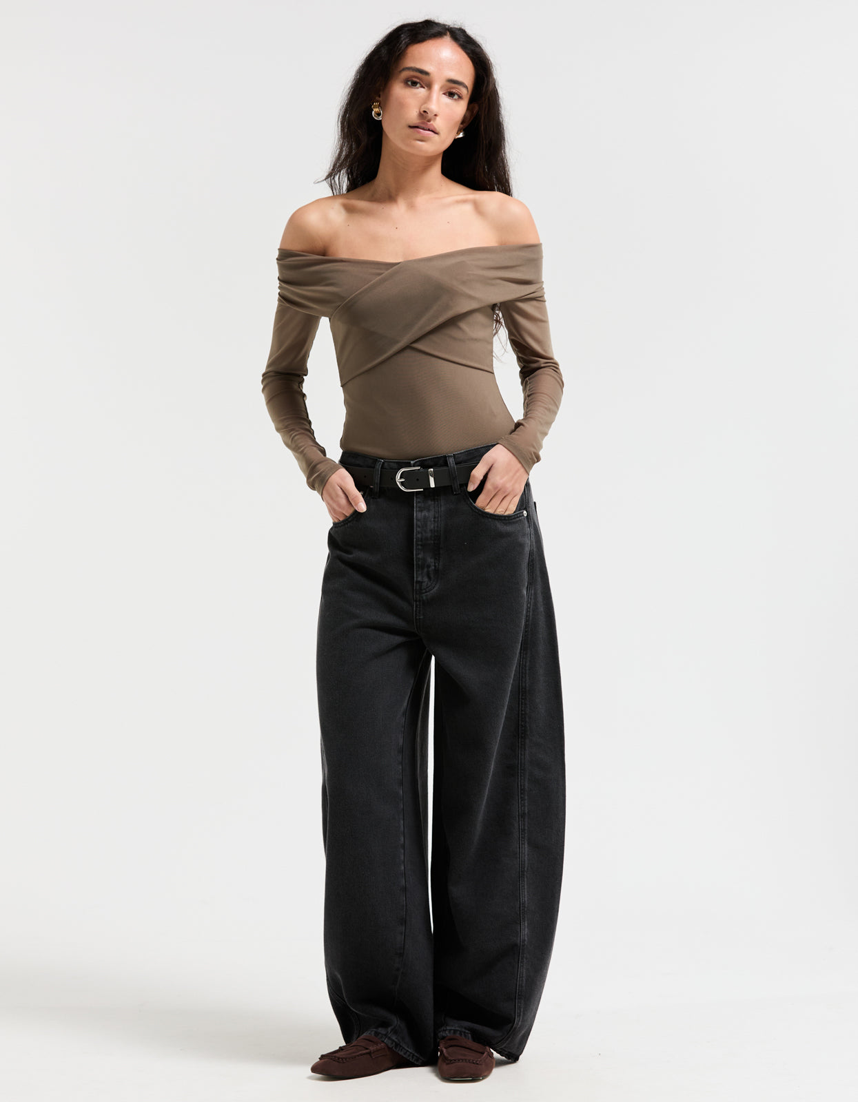 Tulip Bodysuit - Cocoa