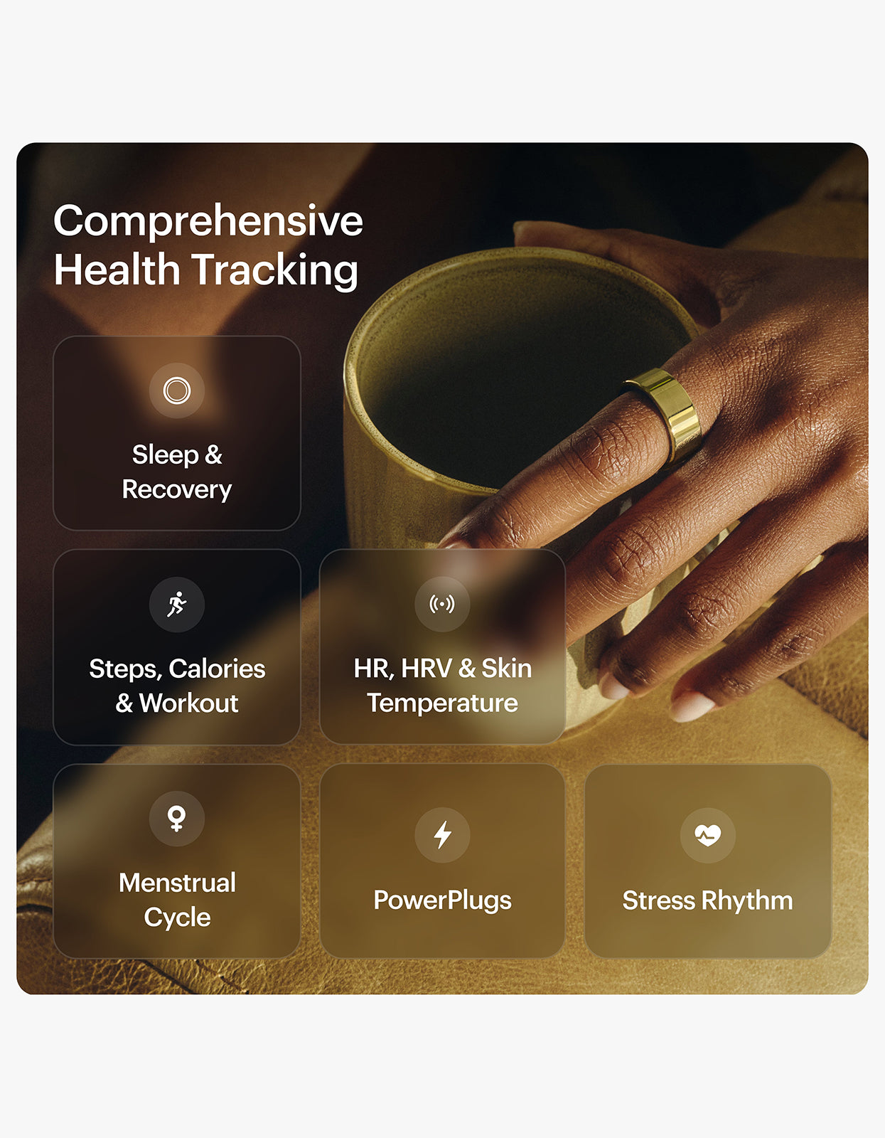 Ultrahuman Ring AIR - Bionic Gold