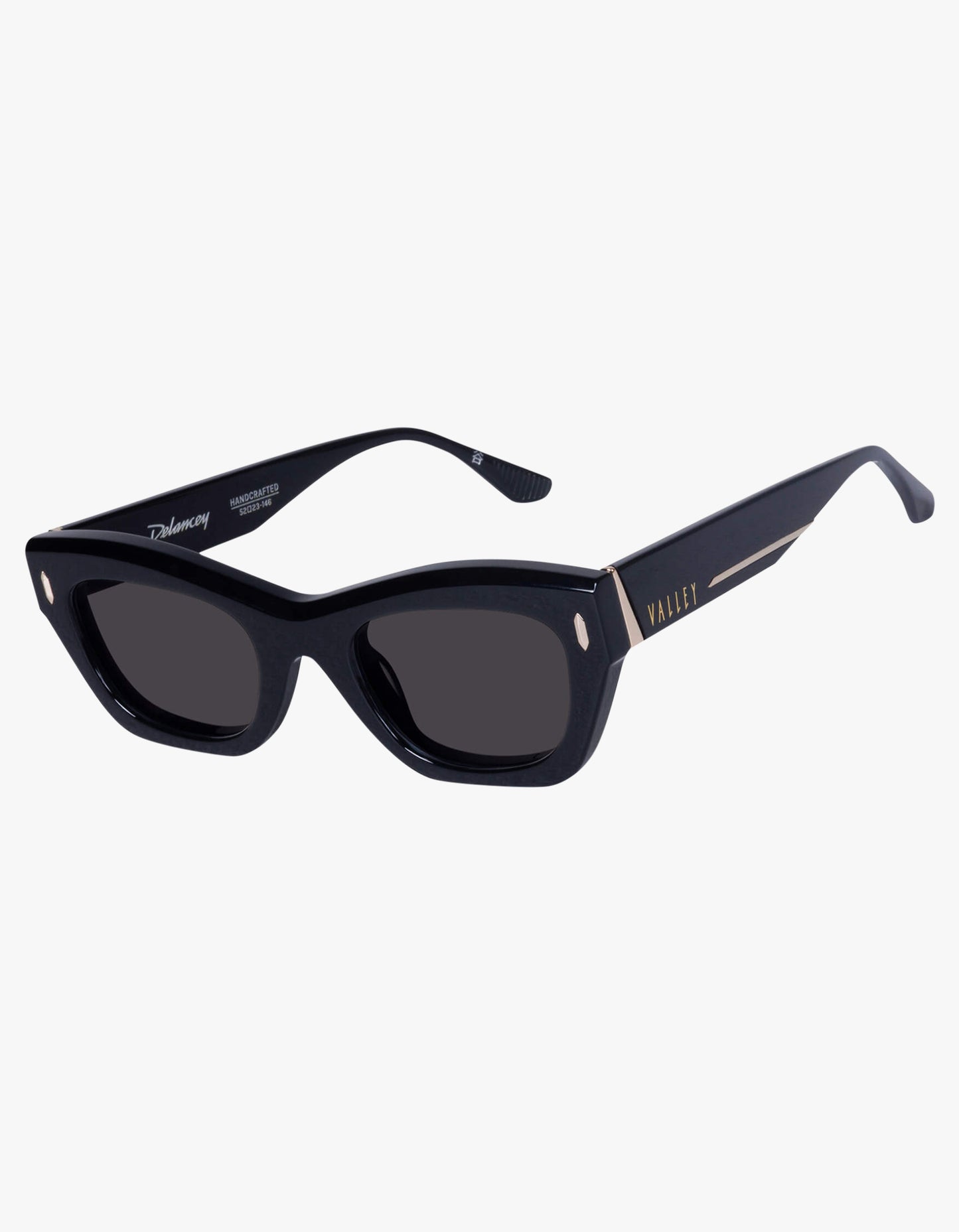 Delancey Sunglasses - Gloss Black / Black Lens