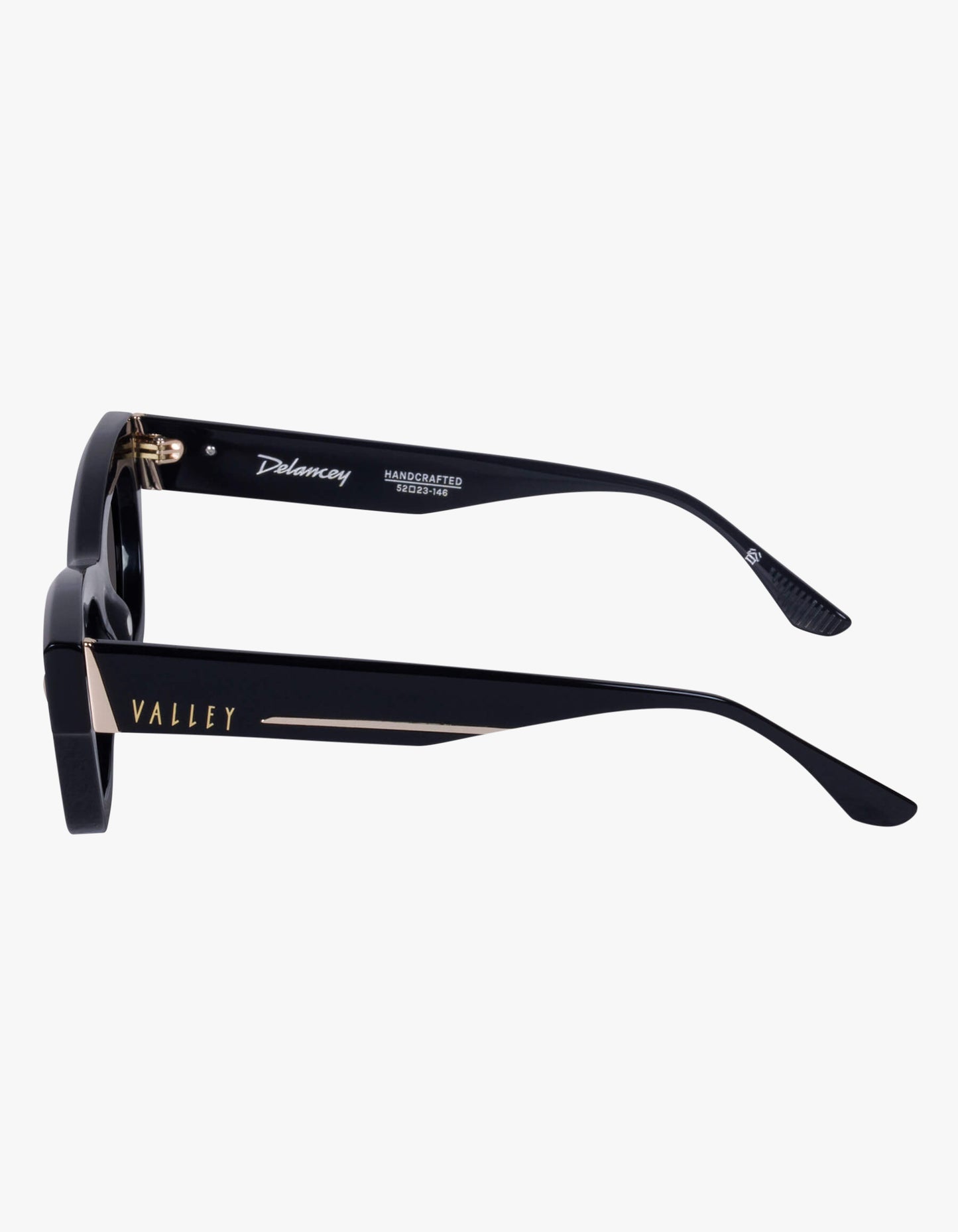Delancey Sunglasses - Gloss Black / Black Lens