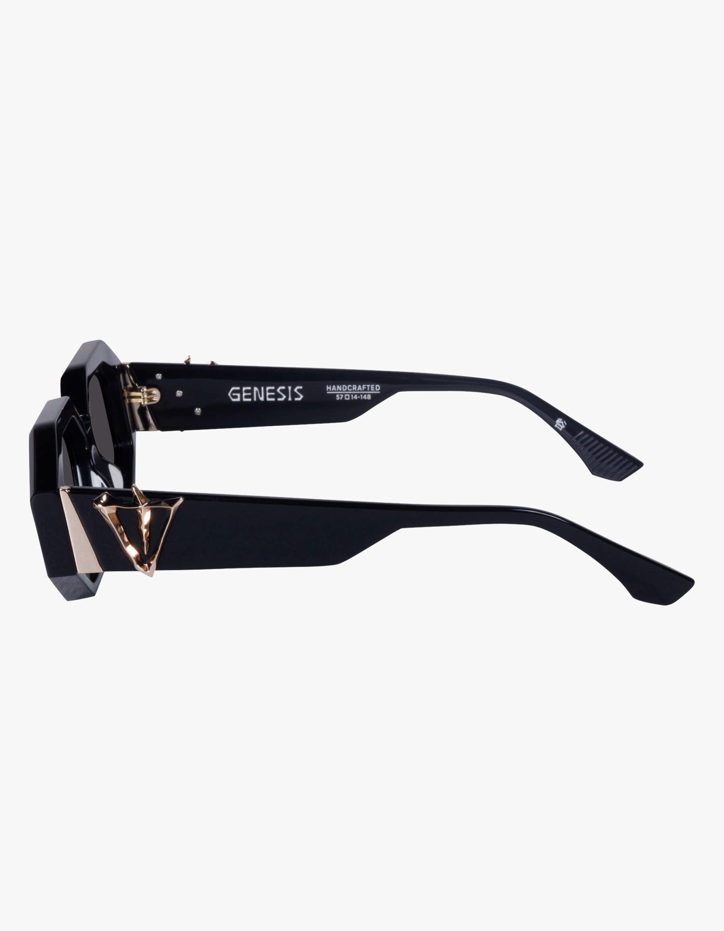 Genesis Sunglasses - Gloss Black / Black Lens