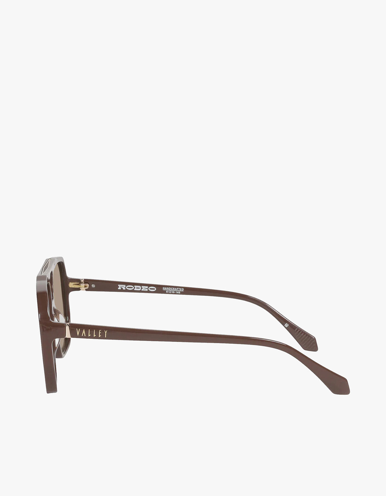 Rodeo Sunglasses - Chocolate With Gold Metal /Light Brown