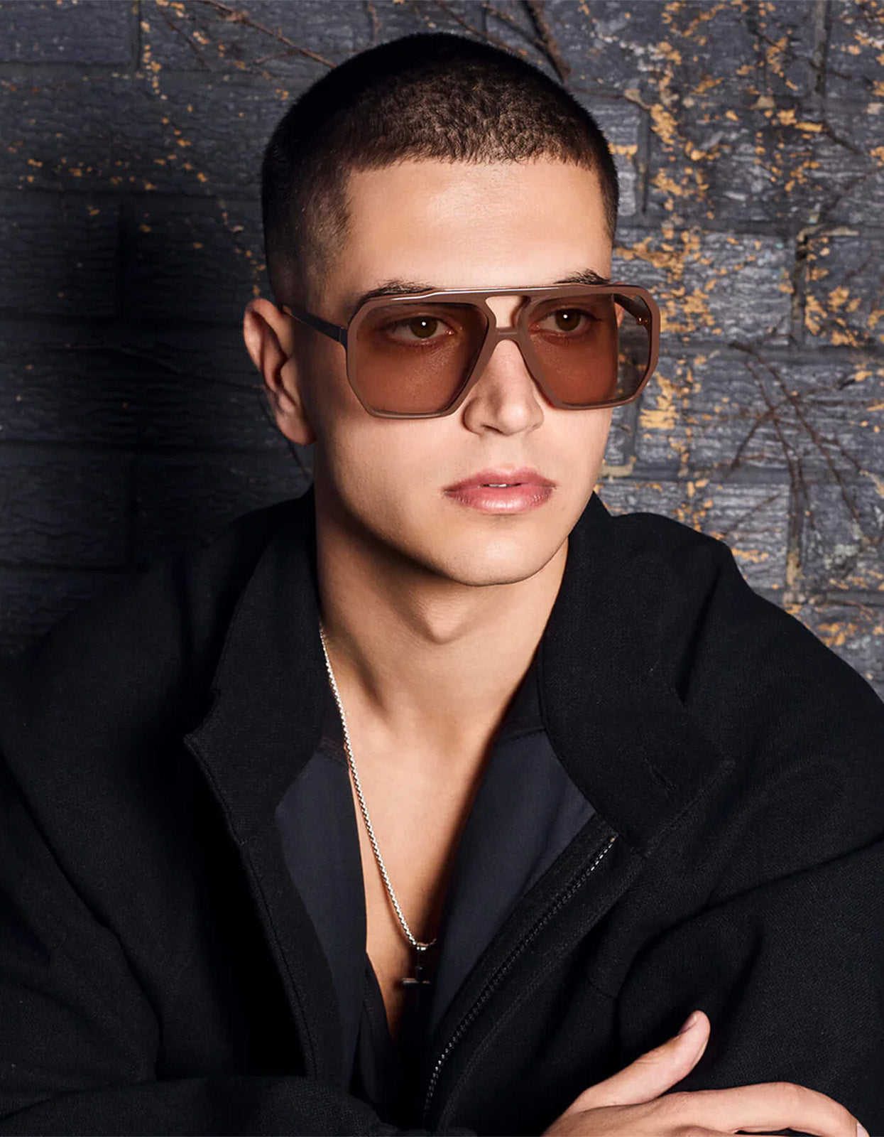 Rodeo Sunglasses - Chocolate With Gold Metal /Light Brown