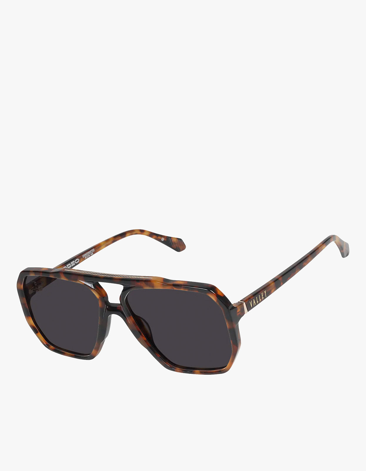 Rodeo Sunglasses - Dark Tort With Gold Metal /Black