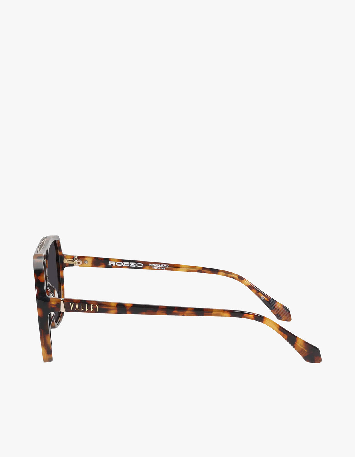 Rodeo Sunglasses - Dark Tort With Gold Metal /Black