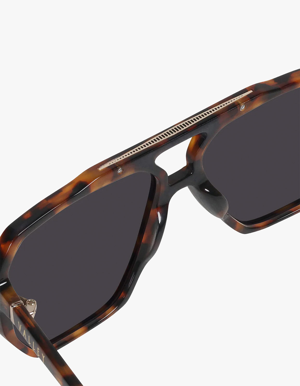 Rodeo Sunglasses - Dark Tort With Gold Metal /Black