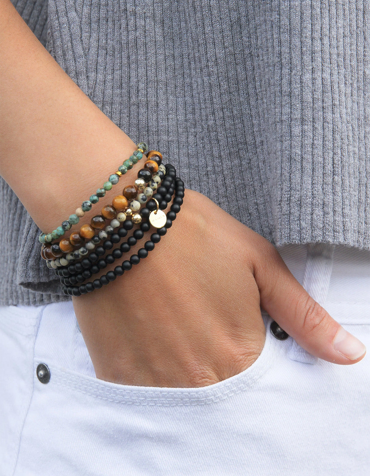 Amuleto Dalmatian Jasper Bracelet