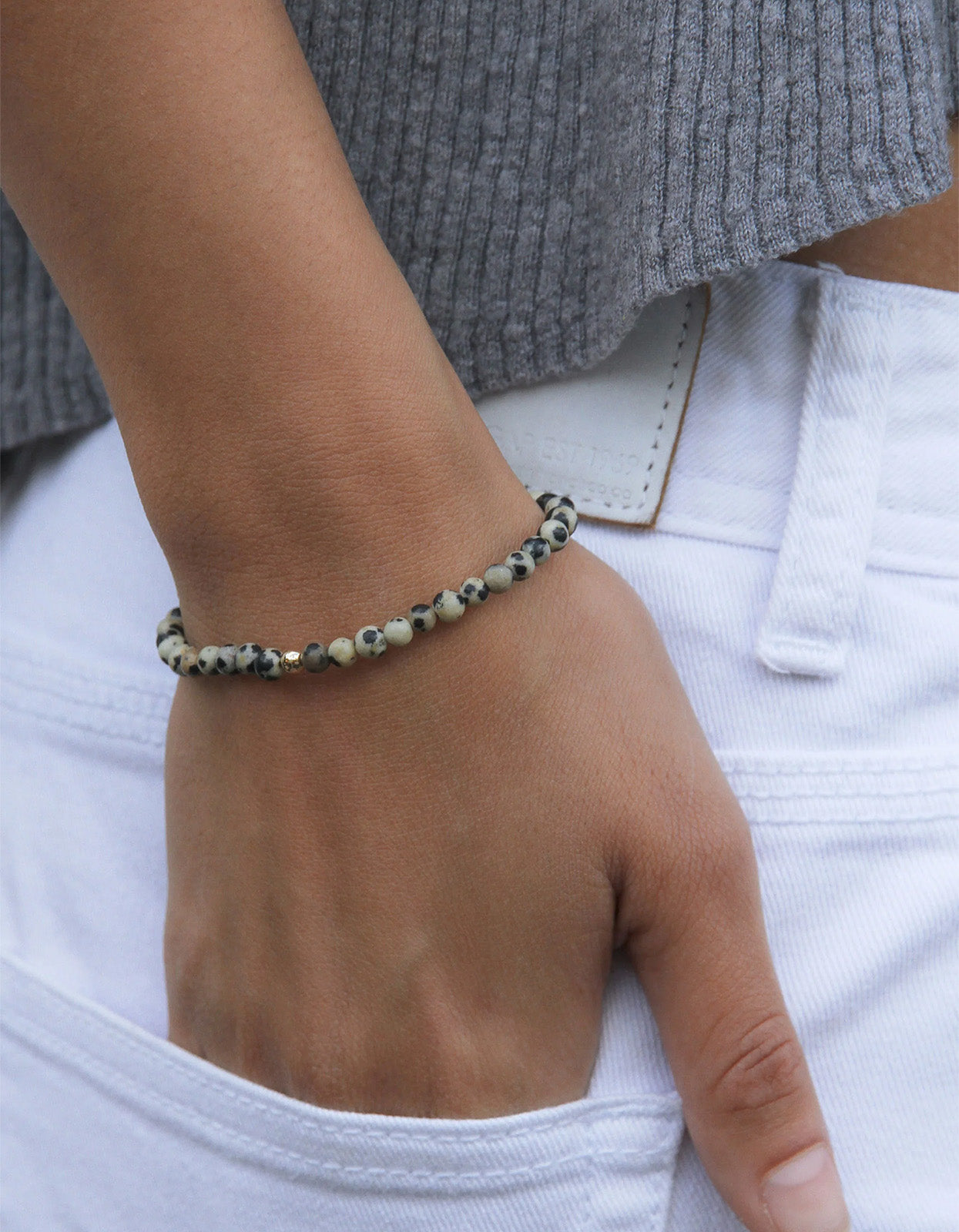 Amuleto Dalmatian Jasper Bracelet