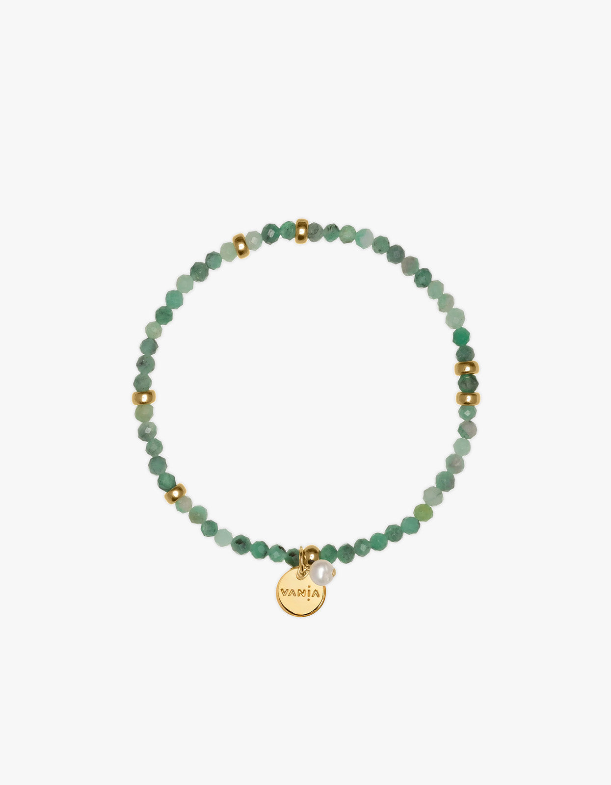 Gleaming Emerald Bracelet