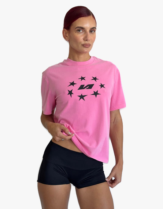 Vintage Star Tee - Pink