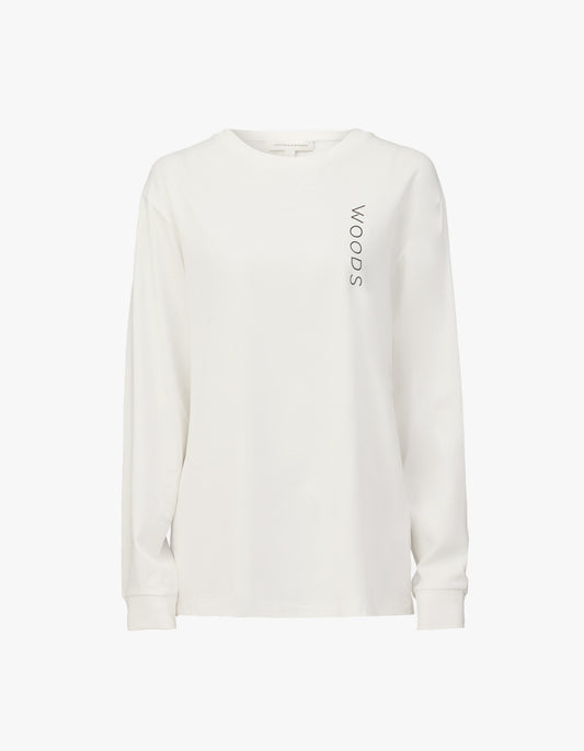 Woods Longsleeve Tee - Ivory
