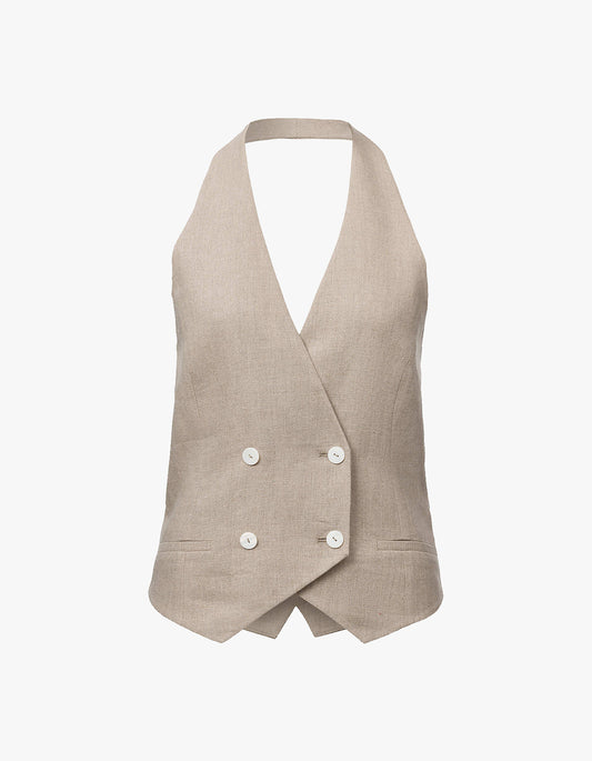 Cadence Vest - Flax
