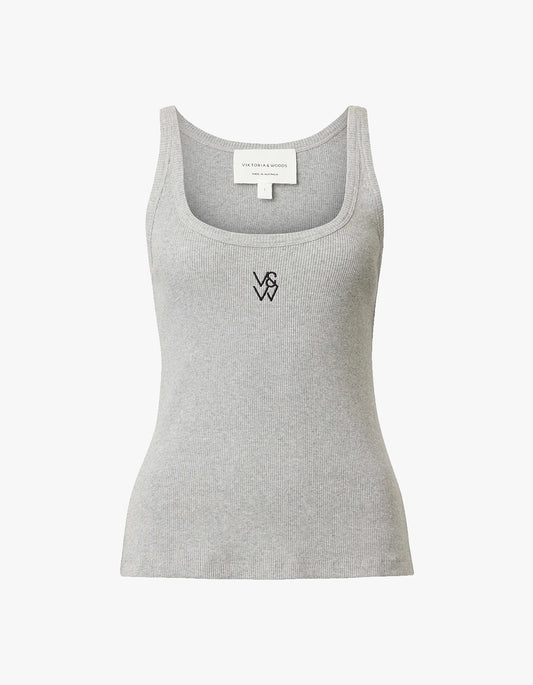 V&W Tank - Grey Marl