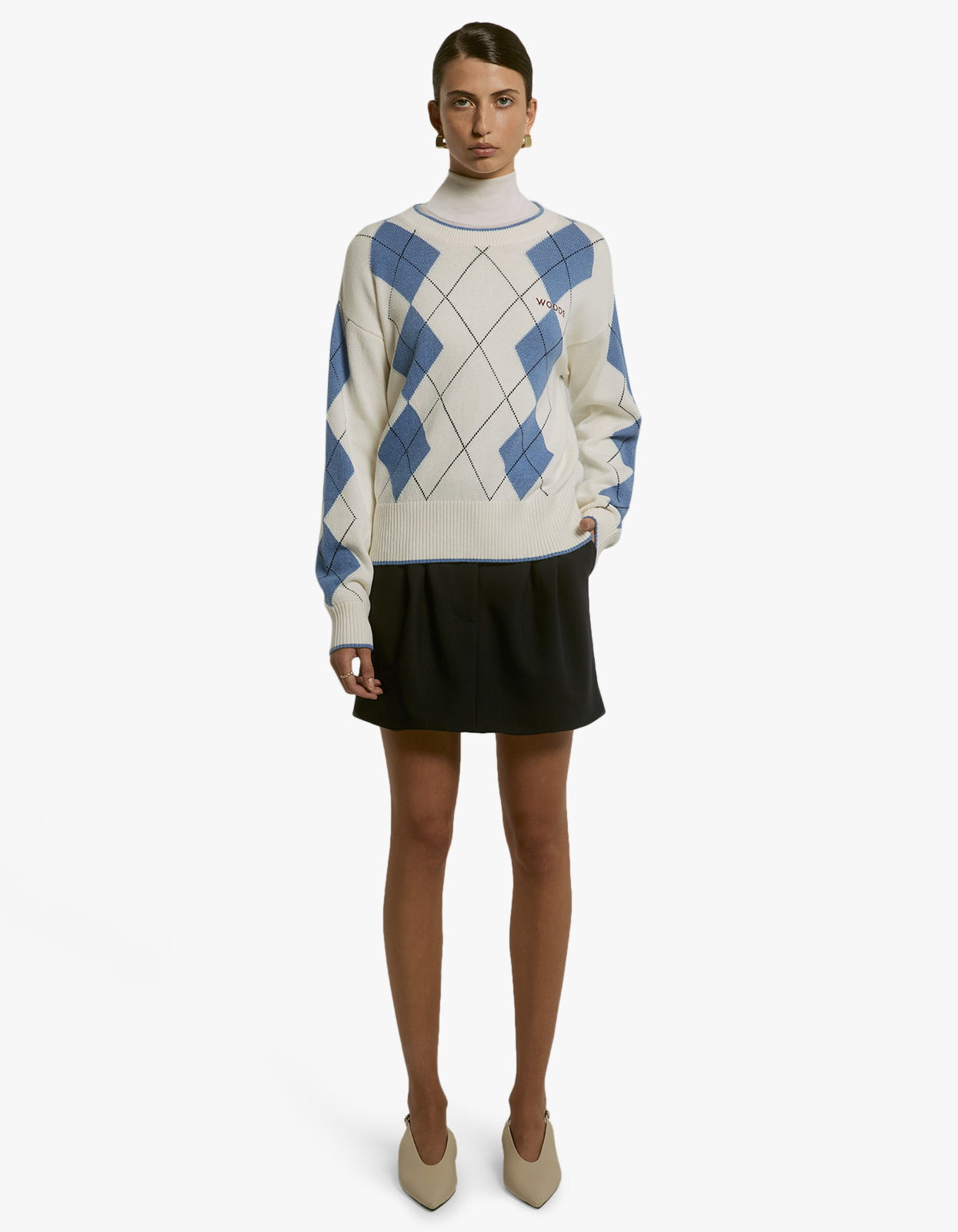 Lucky Knit Sweater - Argile Print