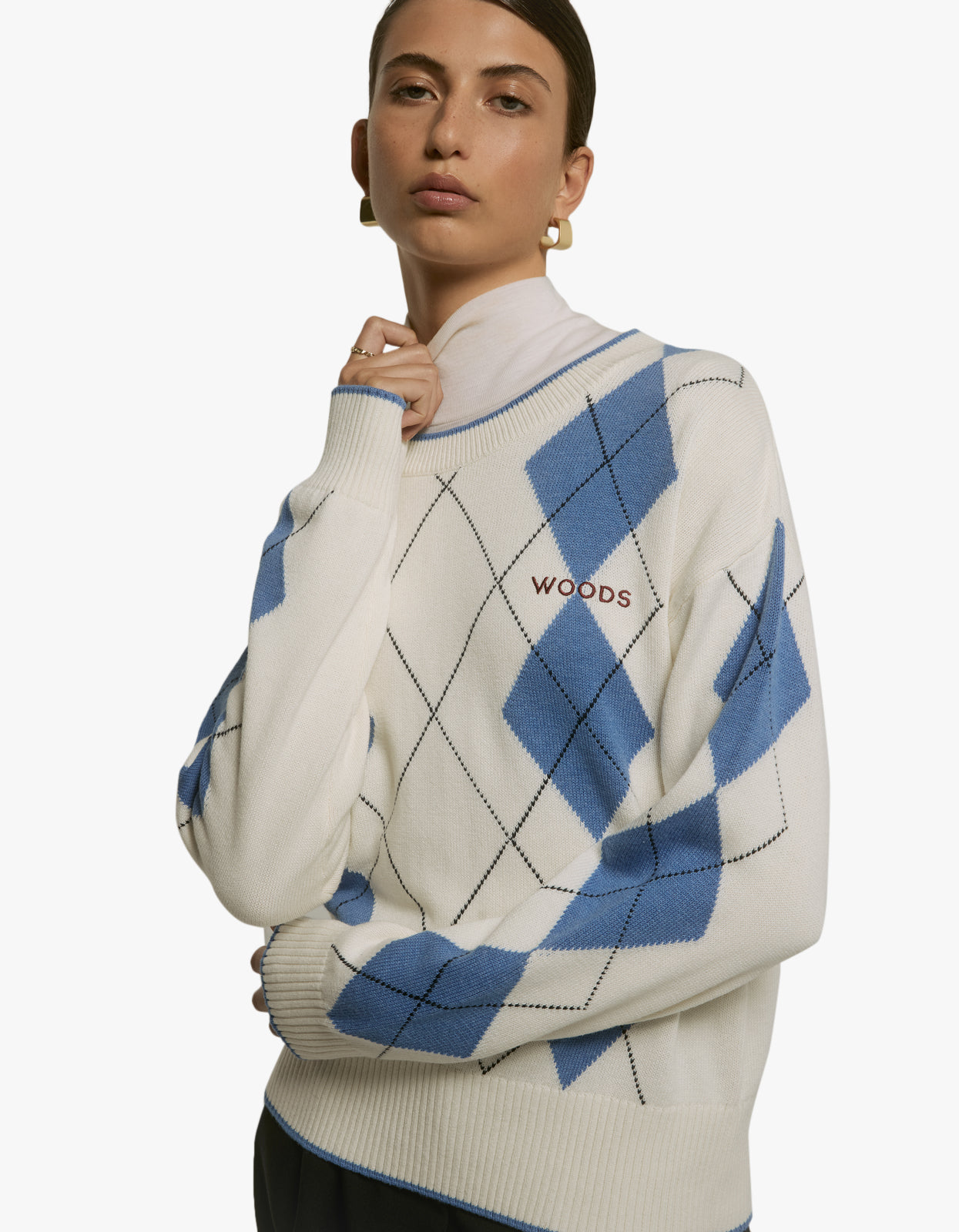 Lucky Knit Sweater - Argile Print