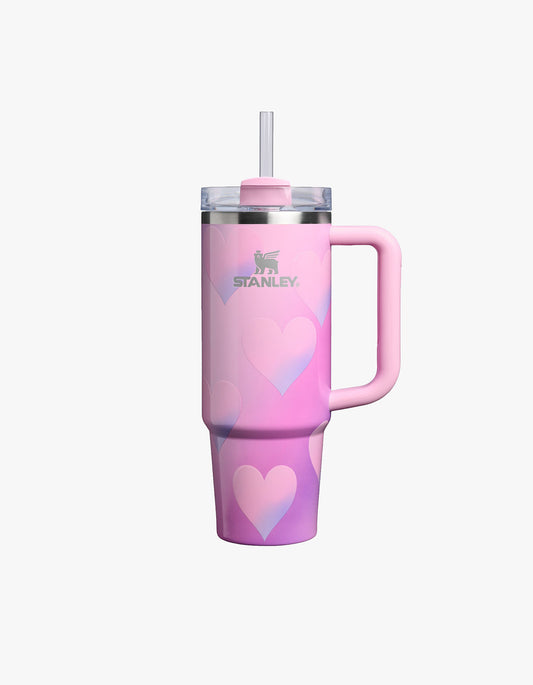 Valentines Stanley Quencher 2.0 890ml/30oz - Pink Hearts