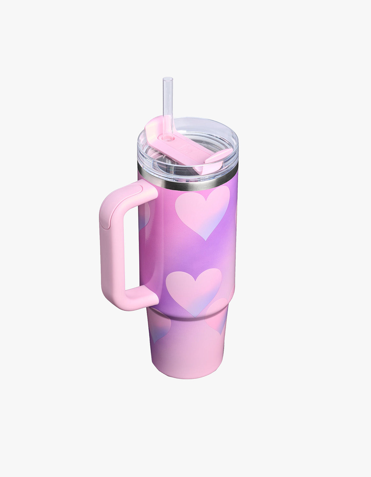 Valentines Stanley Quencher 2.0 890ml/30oz - Pink Hearts