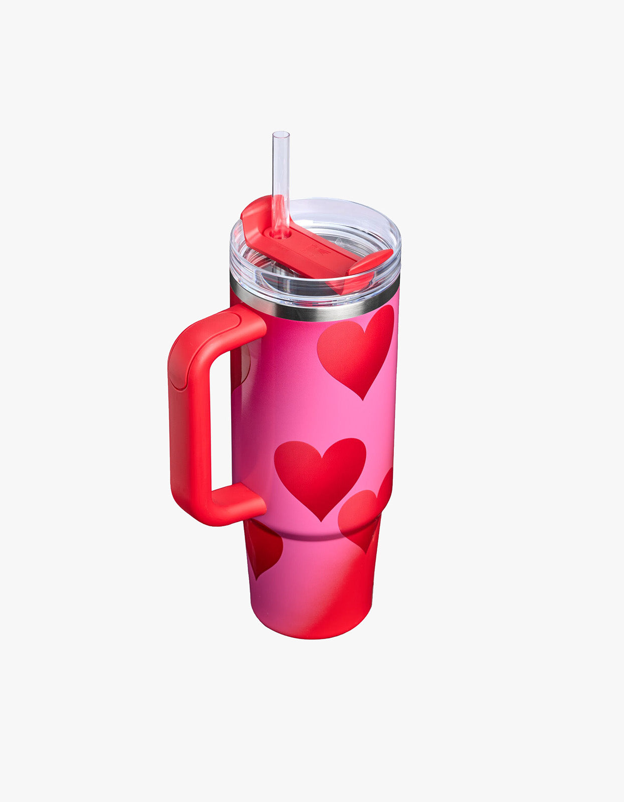 Valentines Stanley Quencher 2.0 890ml/30oz - Red Hearts