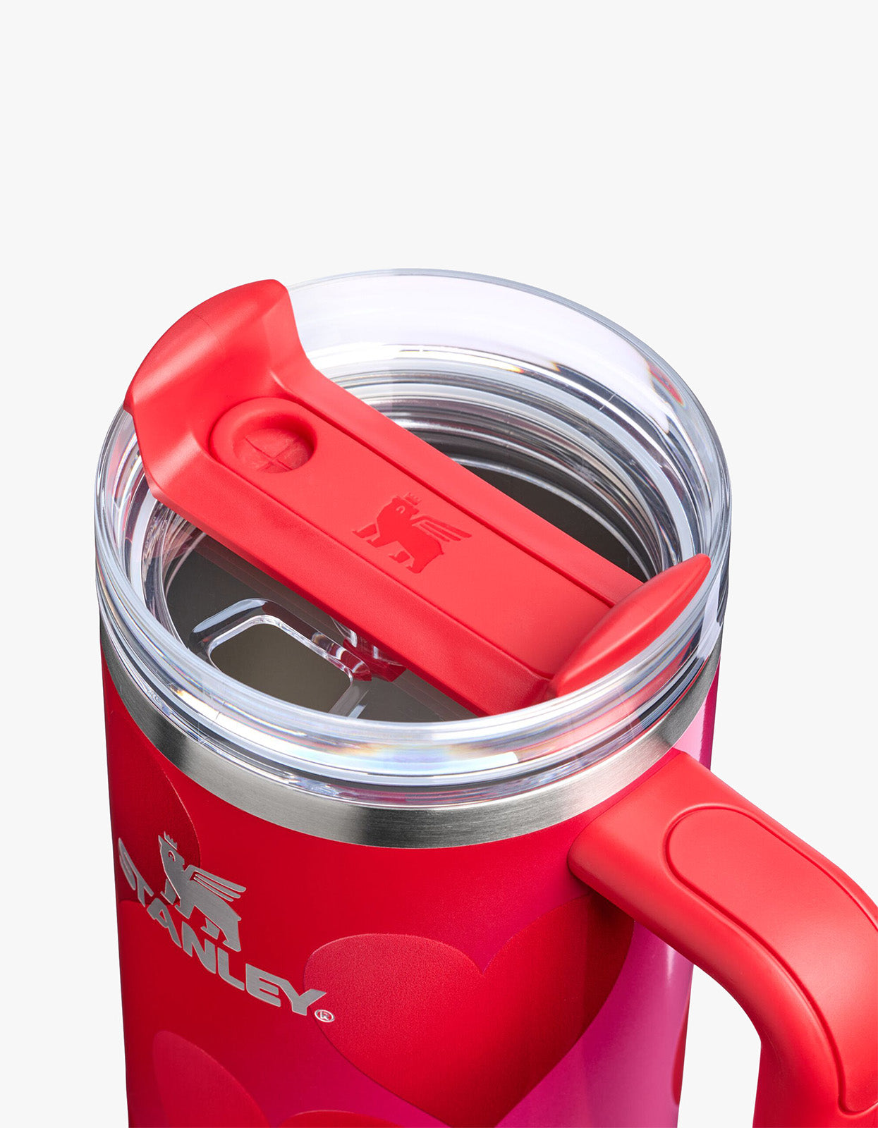 Valentines Stanley Quencher 2.0 890ml/30oz - Red Hearts