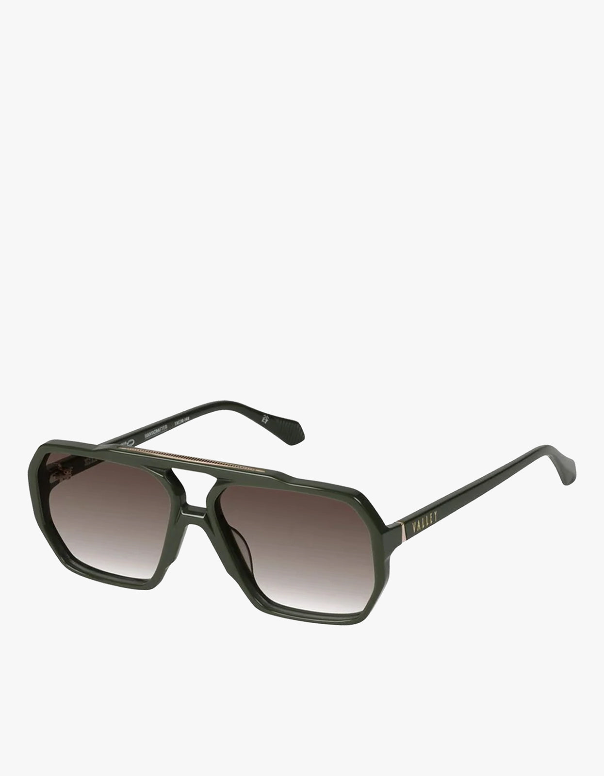 El Rodeo Sunglasses - Army Green / Brown Gradient Lens