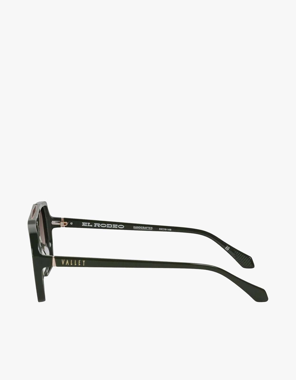 El Rodeo Sunglasses - Army Green / Brown Gradient Lens