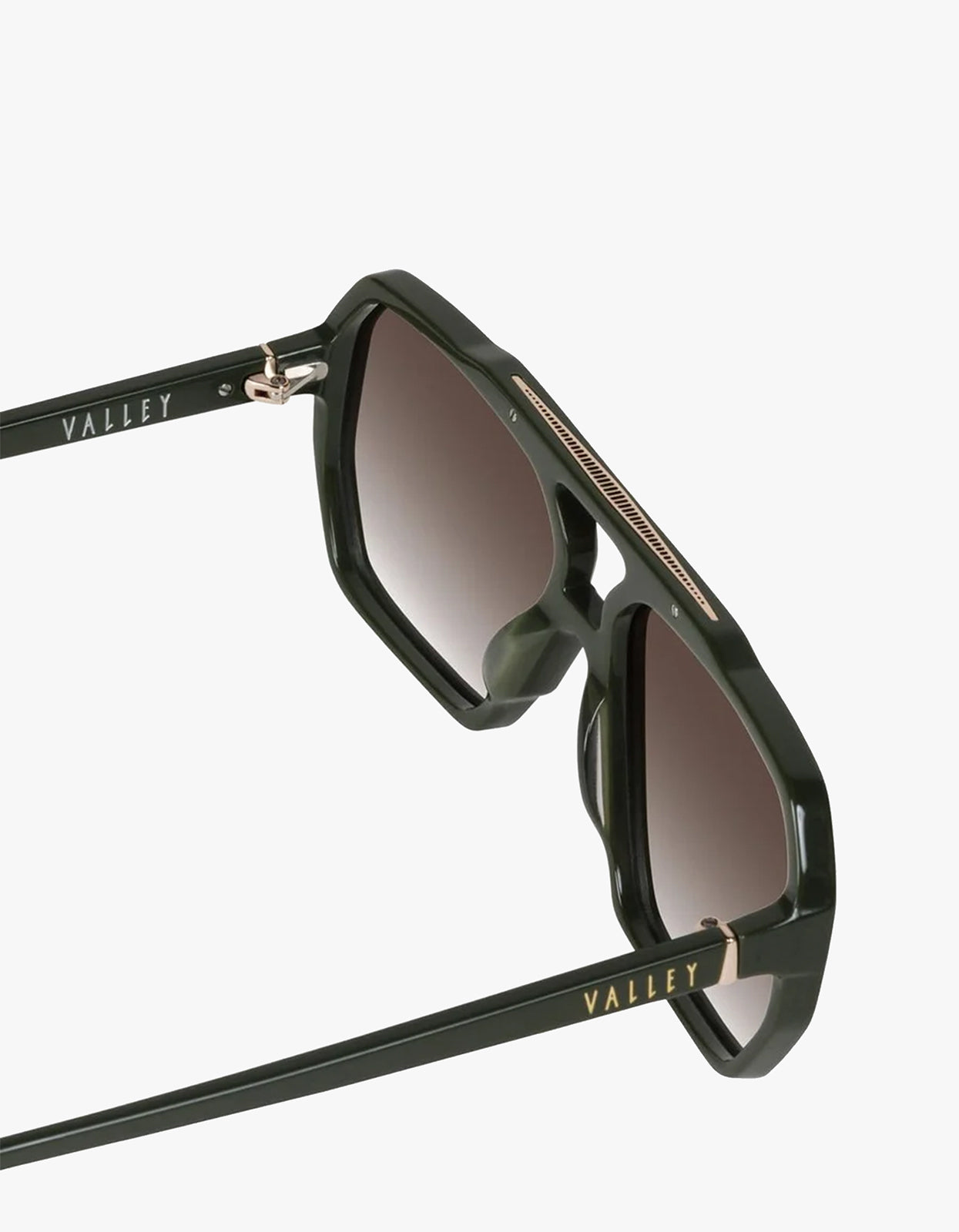 El Rodeo Sunglasses - Army Green / Brown Gradient Lens