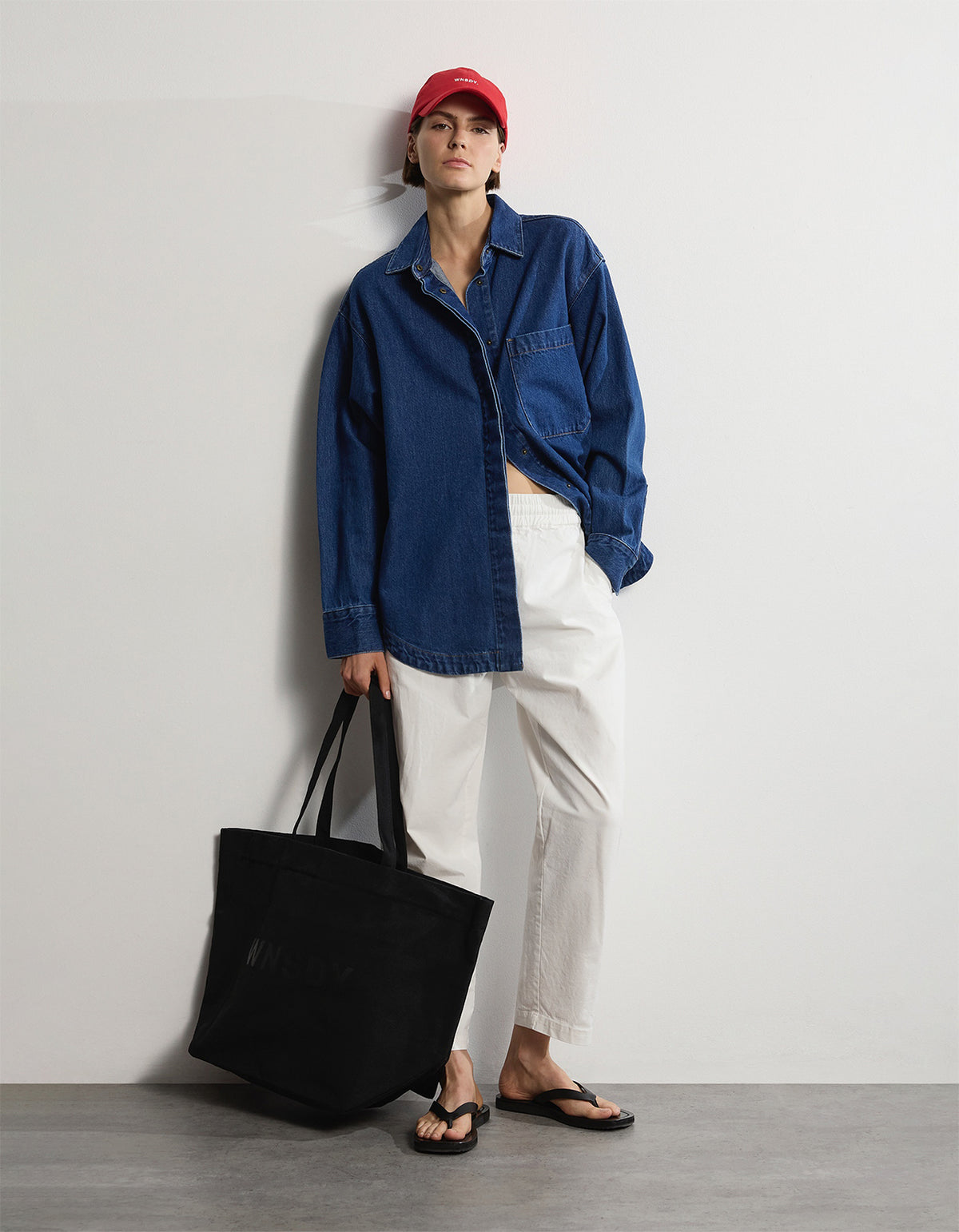 The Ari Overshirt - Mid-Blue