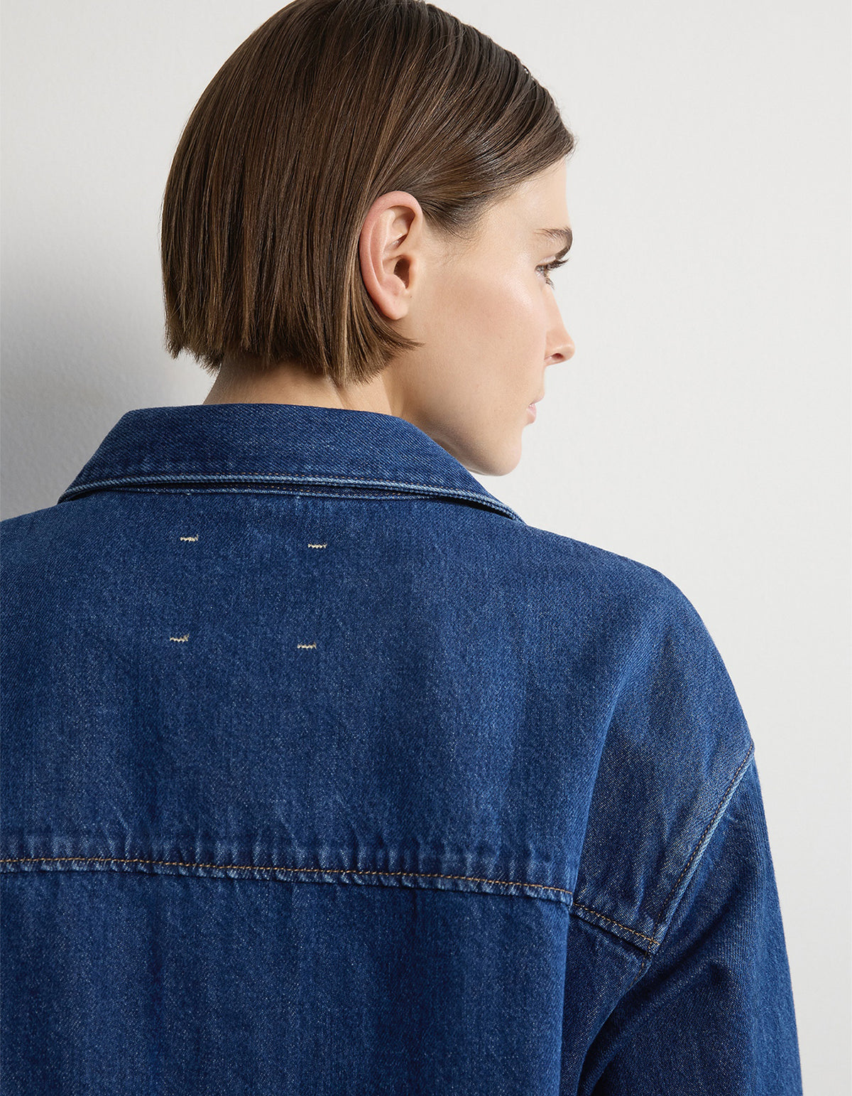 The Ari Overshirt - Mid-Blue