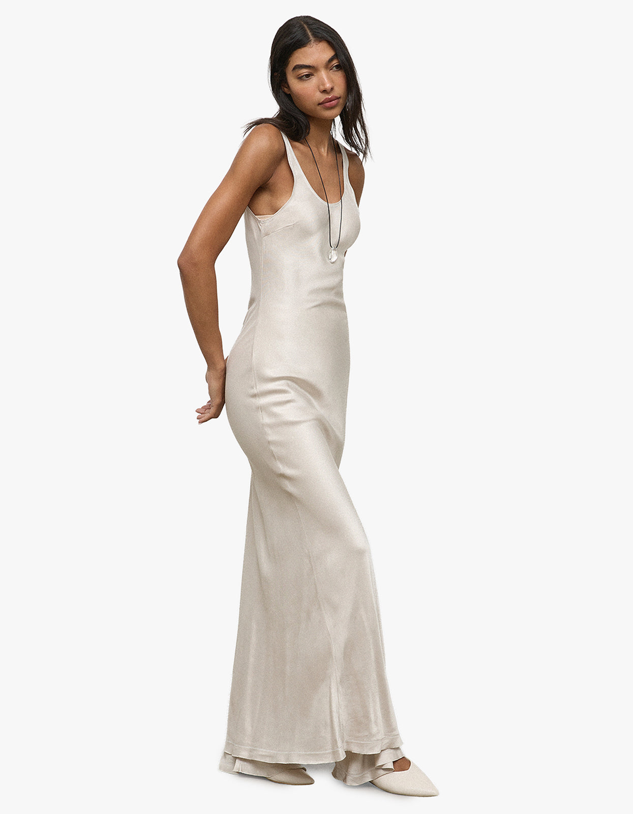 The Ella Dress - Nude