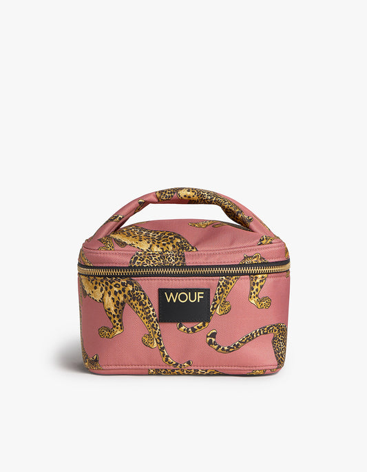 Vanity Bag - Blush Leopard