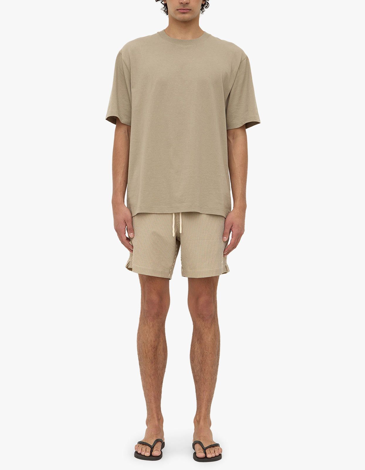 Ward Swim Short - Biscuit/Limestone