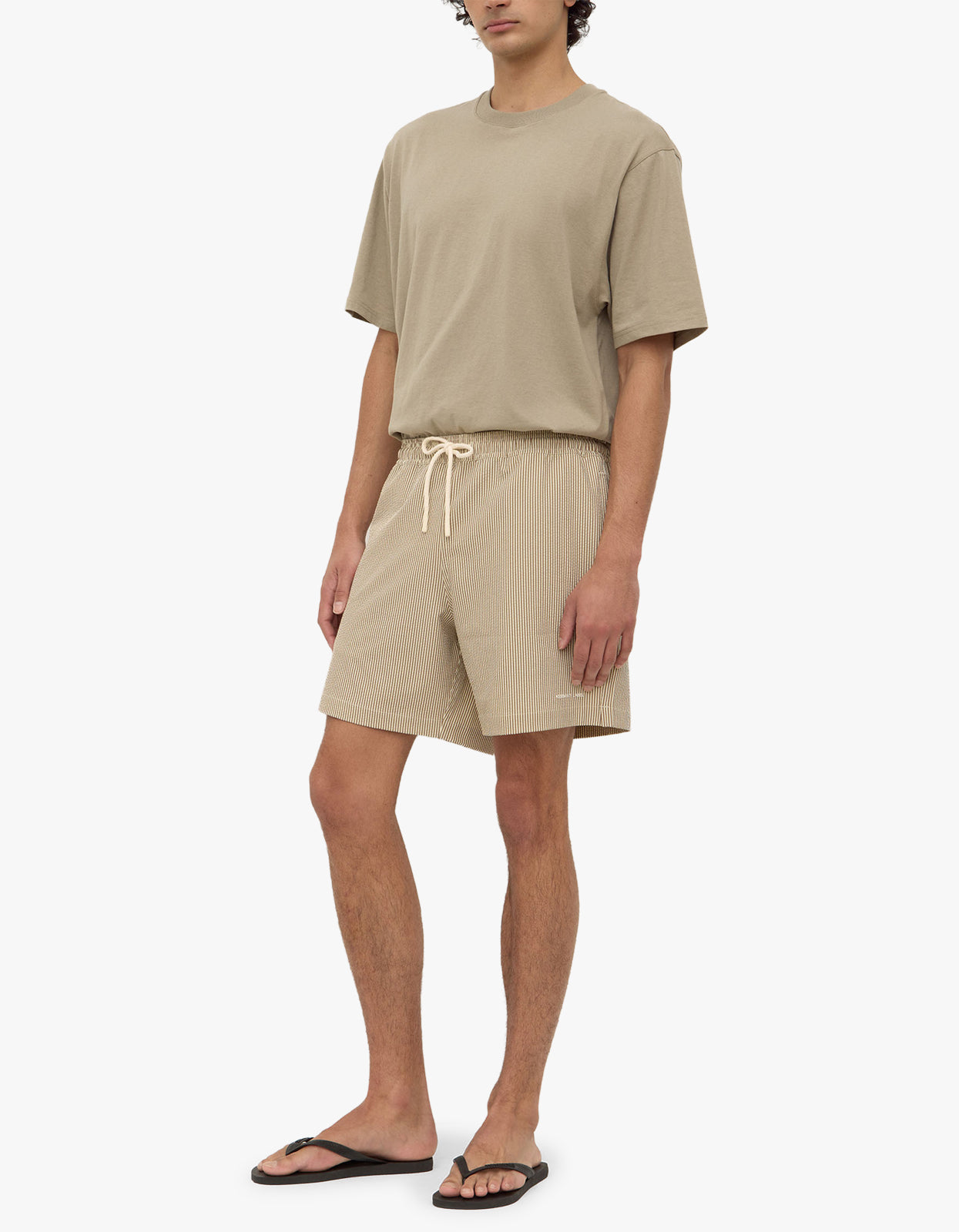 Ward Swim Short - Biscuit/Limestone