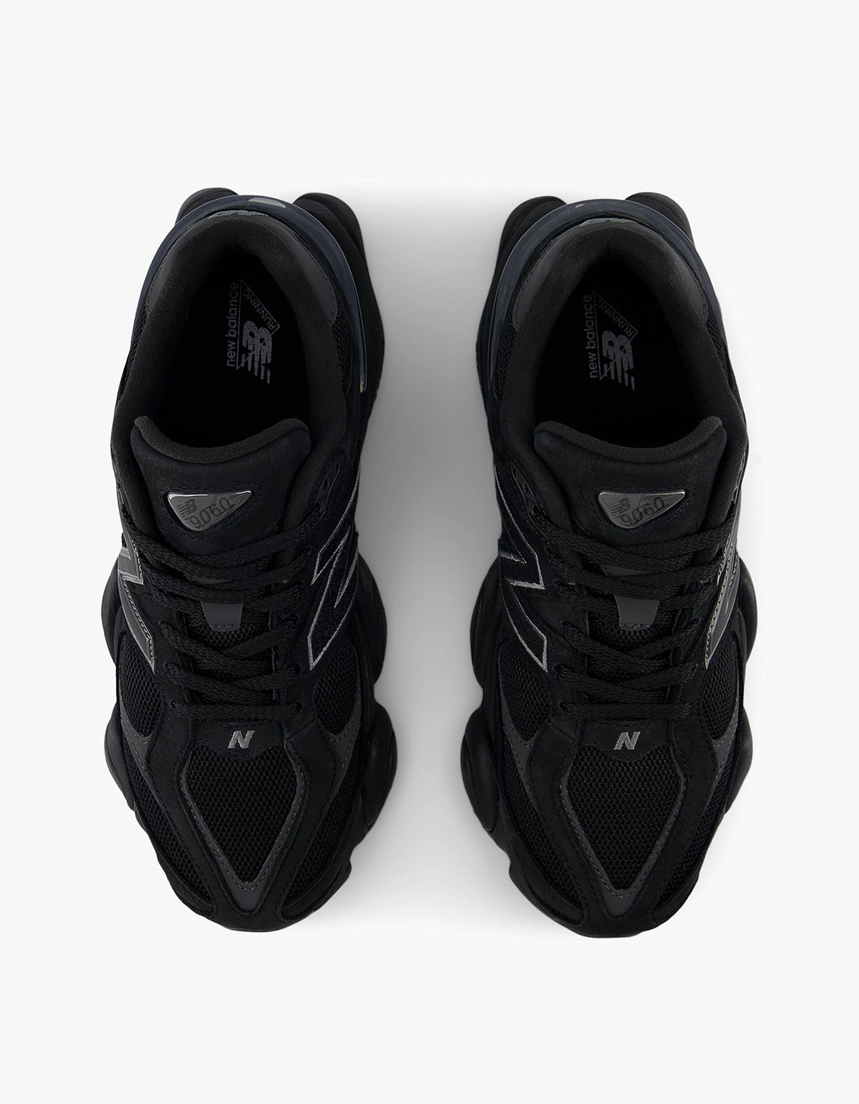 Womens 9060 - Black / Black Cement